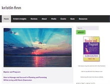 Tablet Screenshot of kristinfinn.com